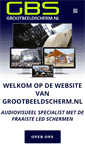Mobile Screenshot of grootbeeldscherm.nl